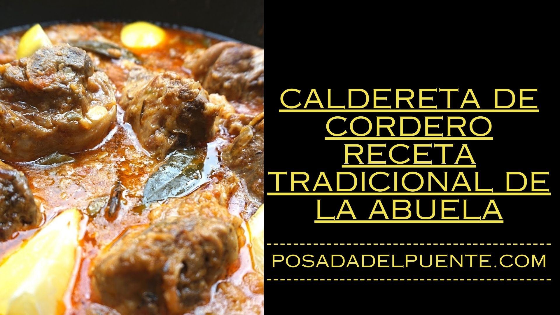 Caldereta De Cordero Receta Tradicional De La Abuela