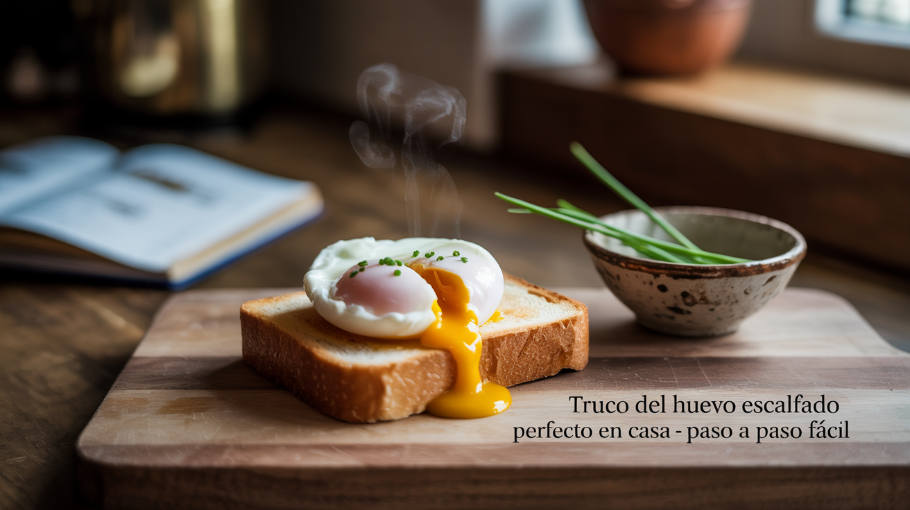 Truco del huevo escalfado perfecto en casa – Paso a paso fácil