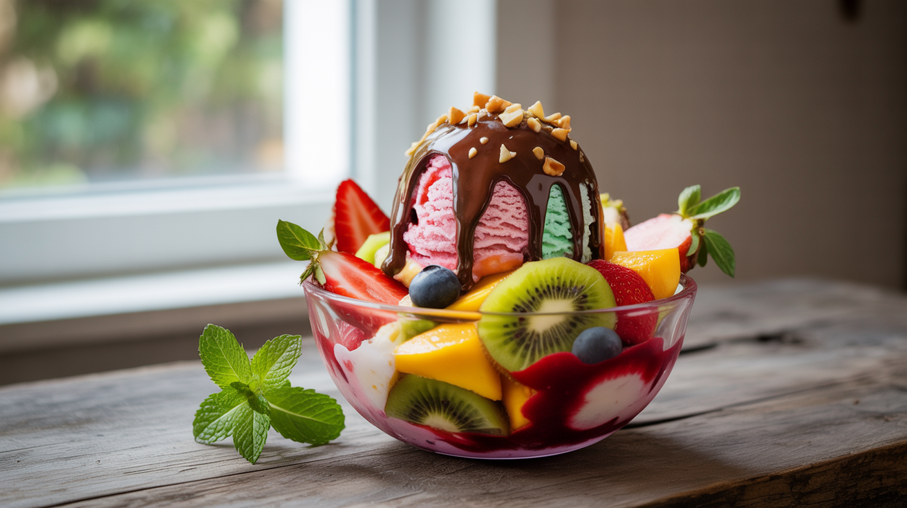 Helado salteado receta fácil y sorprendente para hacer en casa
